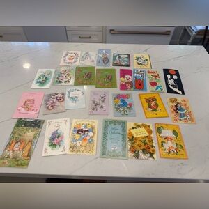Lot of vintage greeting cards